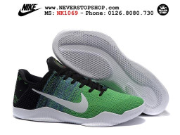 Giày Nike Kobe 11 Black Green nam nữ hàng chuẩn sfake replica 1:1 real chính hãng giá rẻ tốt nhất tại NeverStopShop.com HCM