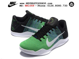 Giày Nike Kobe 11 Black Green nam nữ hàng chuẩn sfake replica 1:1 real chính hãng giá rẻ tốt nhất tại NeverStopShop.com HCM