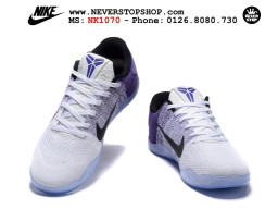 Giày Nike Kobe 11 White Purle nam nữ hàng chuẩn sfake replica 1:1 real chính hãng giá rẻ tốt nhất tại NeverStopShop.com HCM