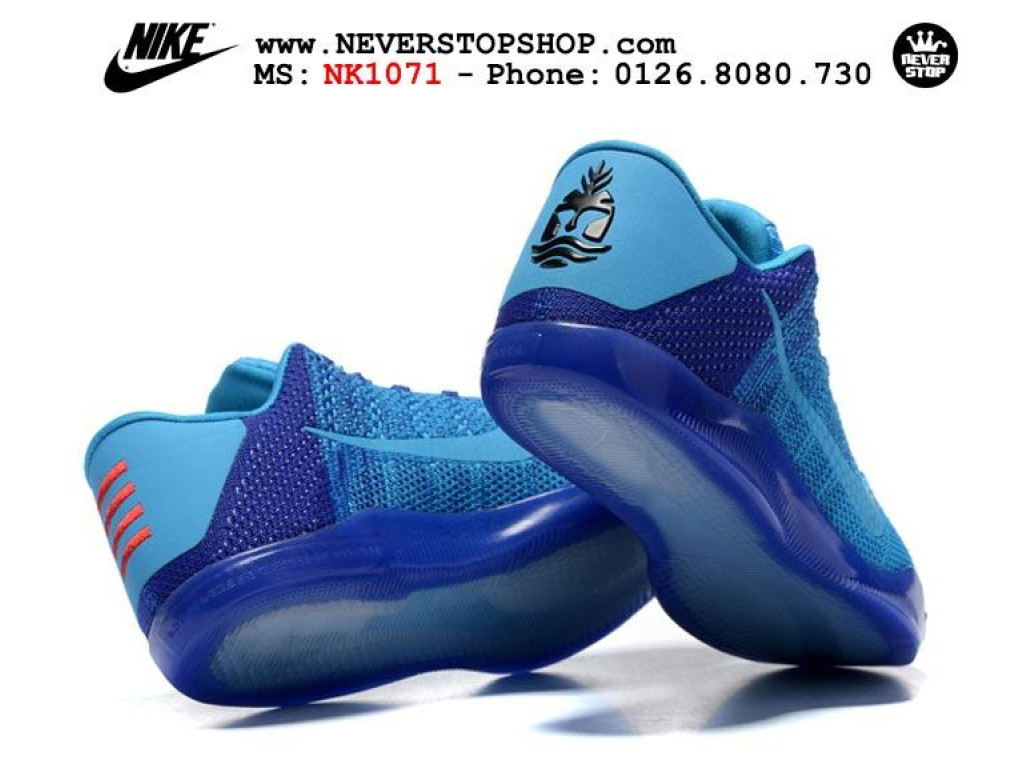 Giày Nike Kobe 11 Blue nam nữ hàng chuẩn sfake replica 1:1 real chính hãng giá rẻ tốt nhất tại NeverStopShop.com HCM