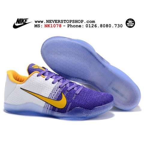 Nike Kobe 11 Purple White Yellow