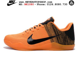 Giày Nike Kobe 11 Black Yellow nam nữ hàng chuẩn sfake replica 1:1 real chính hãng giá rẻ tốt nhất tại NeverStopShop.com HCM