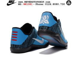 Giày Nike Kobe 11 Blue Black White nam nữ hàng chuẩn sfake replica 1:1 real chính hãng giá rẻ tốt nhất tại NeverStopShop.com HCM