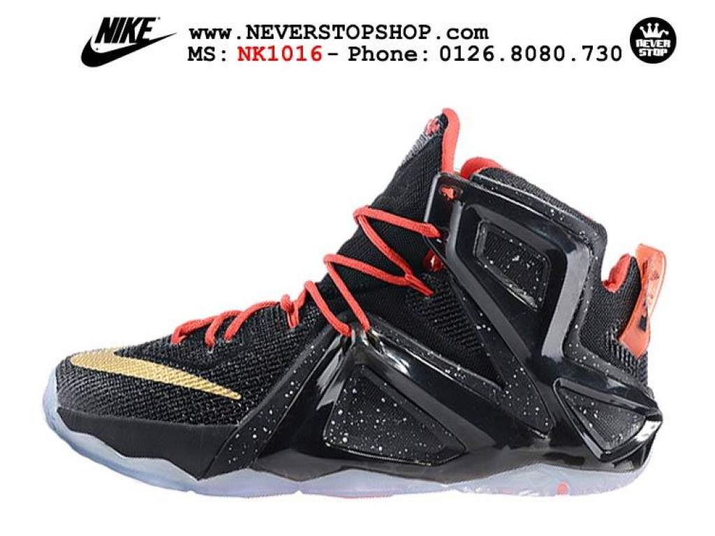Giày Nike Lebron 12 Elite Black nam nữ hàng chuẩn sfake replica 1:1 real chính hãng giá rẻ tốt nhất tại NeverStopShop.com HCM