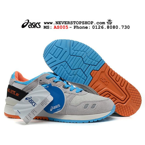 Asics Gel Lyte 3 Grey Blue Orange