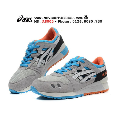 Asics Gel Lyte 3 Grey Blue Orange