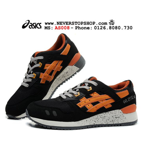 Asics Gel Lyte 3 Black Orange White