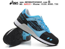 Giày Asics Gel Lyte 3 Black Blue White nam nữ hàng chuẩn sfake replica 1:1 real chính hãng giá rẻ tốt nhất tại NeverStopShop.com HCM