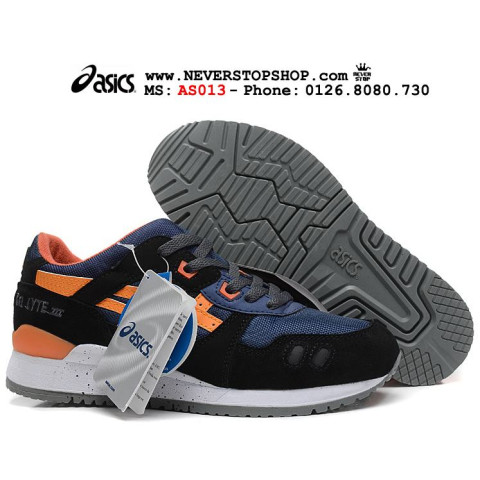 Asics Gel Lyte 3 Black Blue Orange