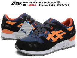 Giày Asics Gel Lyte 3 Black Blue Orange nam nữ hàng chuẩn sfake replica 1:1 real chính hãng giá rẻ tốt nhất tại NeverStopShop.com HCM