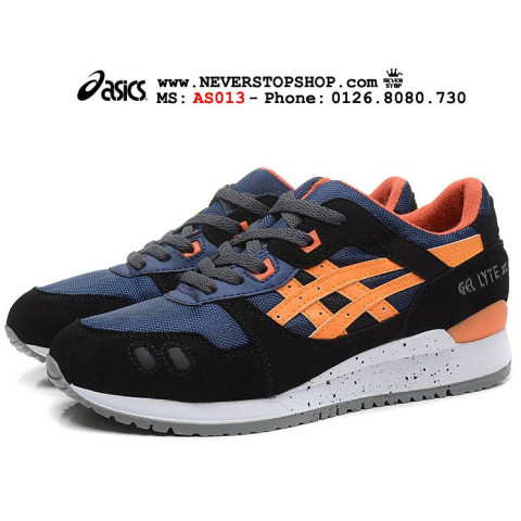 Asics Gel Lyte 3 Black Blue Orange