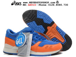 Giày Asics Gel Lyte 3 Blue Orange nam nữ hàng chuẩn sfake replica 1:1 real chính hãng giá rẻ tốt nhất tại NeverStopShop.com HCM