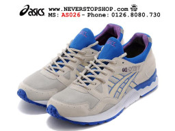 Giày Asics Gel Lyte 5 Grey Blue nam nữ hàng chuẩn sfake replica 1:1 real chính hãng giá rẻ tốt nhất tại NeverStopShop.com HCM