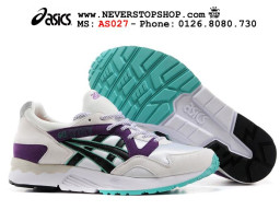 Giày Asics Gel Lyte 5 White Purple nam nữ hàng chuẩn sfake replica 1:1 real chính hãng giá rẻ tốt nhất tại NeverStopShop.com HCM