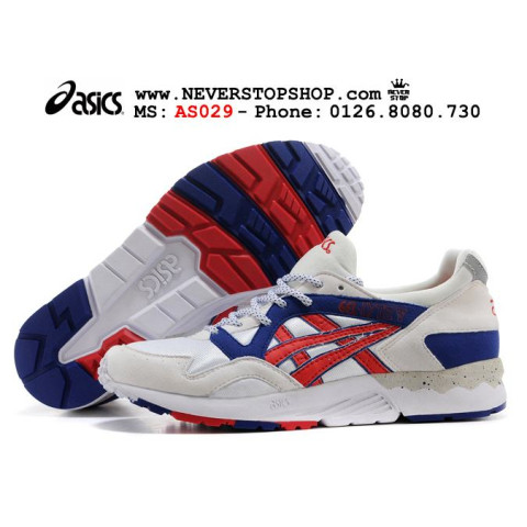 Asics Gel Lyte 5 White Red Blue