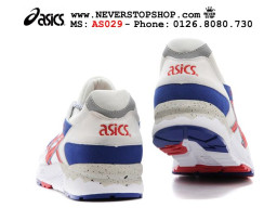 Giày Asics Gel Lyte 5 White Red Blue nam nữ hàng chuẩn sfake replica 1:1 real chính hãng giá rẻ tốt nhất tại NeverStopShop.com HCM