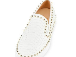 Giày Christian Louboutin White Gold nam nữ hàng chuẩn sfake replica 1:1 real chính hãng giá rẻ tốt nhất tại NeverStopShop.com HCM