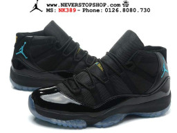 Giày Nike Jordan 11 Gamma Blue Black nam nữ hàng chuẩn sfake replica 1:1 real chính hãng giá rẻ tốt nhất tại NeverStopShop.com HCM