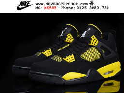 Giày Nike Jordan 4 Thunder nam nữ hàng chuẩn sfake replica 1:1 real chính hãng giá rẻ tốt nhất tại NeverStopShop.com HCM