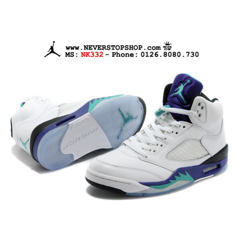 Nike Jordan 5 Grape White