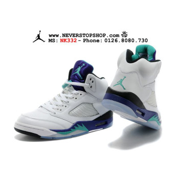 Nike Jordan 5 Grape White