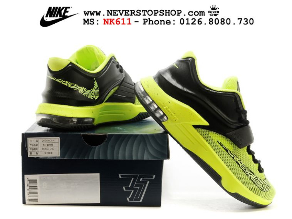 Giày Nike KD 7 ID Volt nam nữ hàng chuẩn sfake replica 1:1 real chính hãng giá rẻ tốt nhất tại NeverStopShop.com HCM