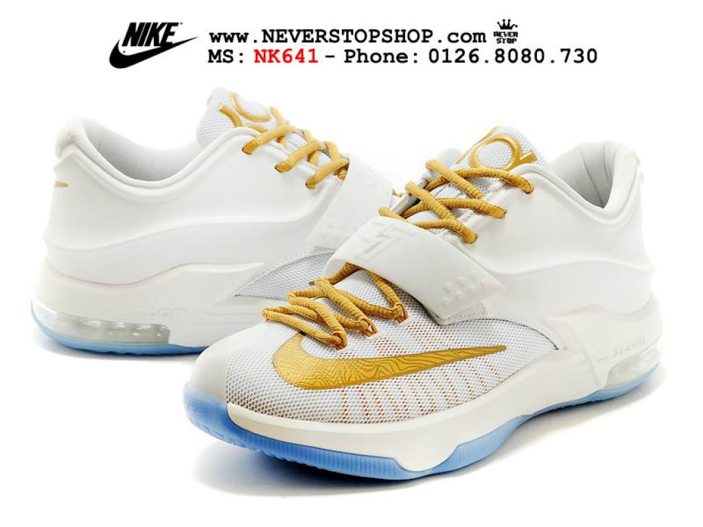 Giày Nike KD 7 White nam nữ hàng chuẩn sfake replica 1:1 real chính hãng giá rẻ tốt nhất tại NeverStopShop.com HCM
