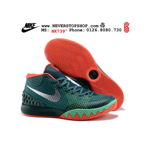 Nike Kyrie 1 Dark Green Orange