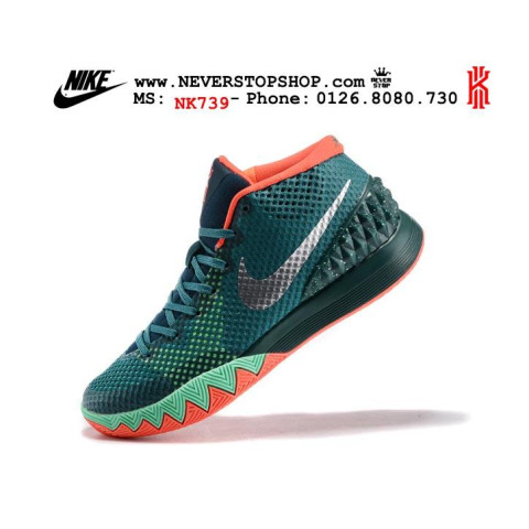 Nike Kyrie 1 Dark Green Orange