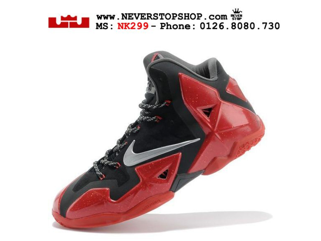 Giày Nike Lebron 11 Miami Heat nam nữ hàng chuẩn sfake replica 1:1 real chính hãng giá rẻ tốt nhất tại NeverStopShop.com HCM