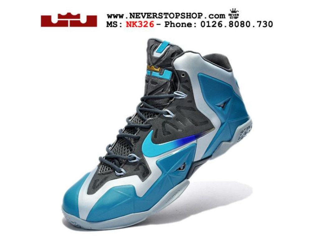 Giày Nike Lebron 11 Gamma Blue nam nữ hàng chuẩn sfake replica 1:1 real chính hãng giá rẻ tốt nhất tại NeverStopShop.com HCM