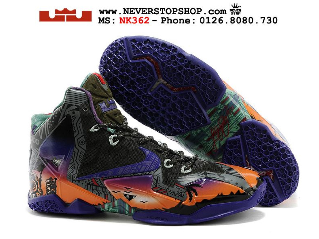 Giay bong r NIKE LEBRON 11 Hawaii hang ch t l ng