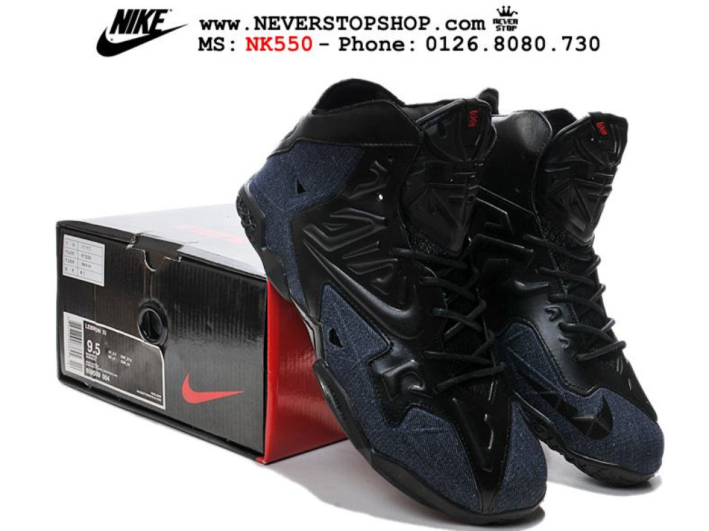 Giày Nike Lebron 11 Denim nam nữ hàng chuẩn sfake replica 1:1 real chính hãng giá rẻ tốt nhất tại NeverStopShop.com HCM