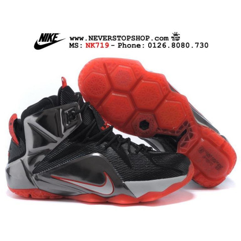 Nike Lebron 12 Black Red