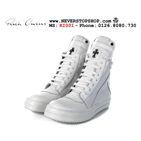 Rick Owens Chrome Hearts All White