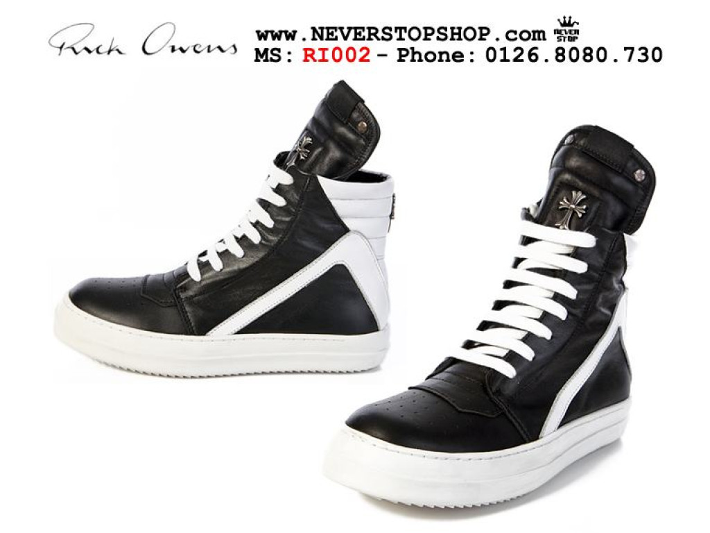 Giày Rick Owens Chrome Hearts BW nam nữ hàng chuẩn sfake replica 1:1 real chính hãng giá rẻ tốt nhất tại NeverStopShop.com HCM