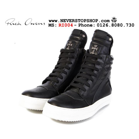 Rick Owens Chrome Hearts Black White