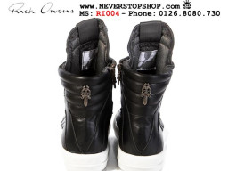 Giày Rick Owens Chrome Hearts Black White nam nữ hàng chuẩn sfake replica 1:1 real chính hãng giá rẻ tốt nhất tại NeverStopShop.com HCM