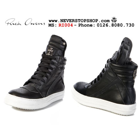 Rick Owens Chrome Hearts Black White