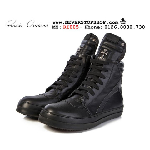 Rick Owens Chrome Hearts All Black