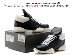 Giày Rick Owens x Adidas Black White nam nữ hàng chuẩn sfake replica 1:1 real chính hãng giá rẻ tốt nhất tại NeverStopShop.com HCM