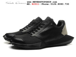 Giày Rick Owens x Adidas Tech Runner All Black nam nữ hàng chuẩn sfake replica 1:1 real chính hãng giá rẻ tốt nhất tại NeverStopShop.com HCM