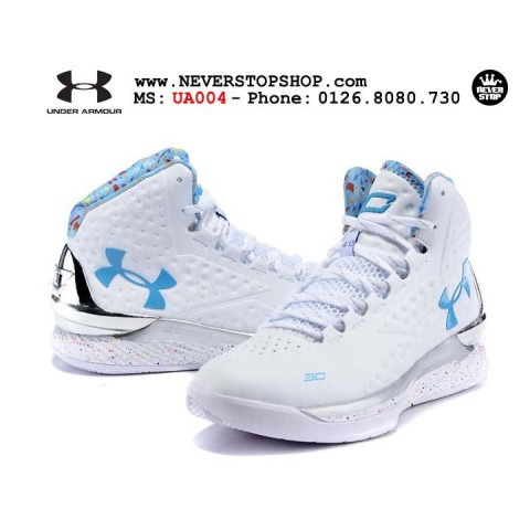 Under Armour Curry One All White