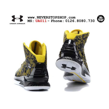 Under Armour Curry One Camo Black Yellow