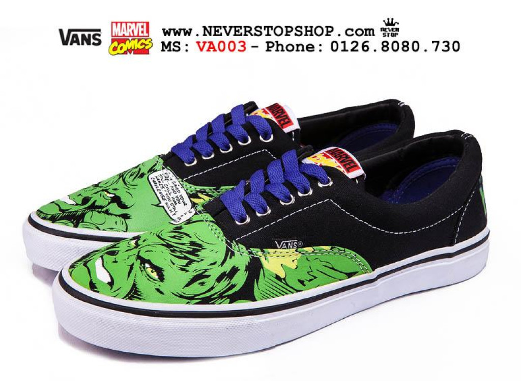 Marvel Comics Hulk Van Shoes Vans Shoes Marvel Hulk Vans Era Mens