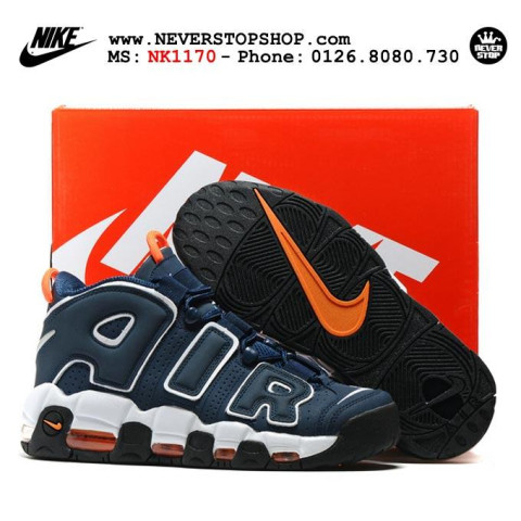 Nike Air More Uptempo Navy Orange