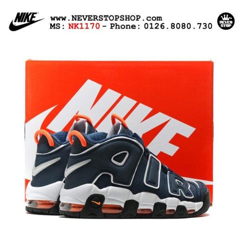 Nike Air More Uptempo Navy Orange