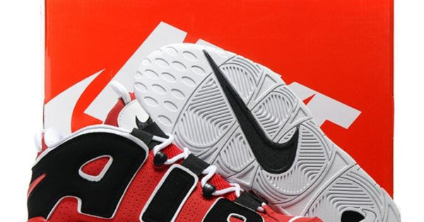 Nike Air More Uptempo Red Black