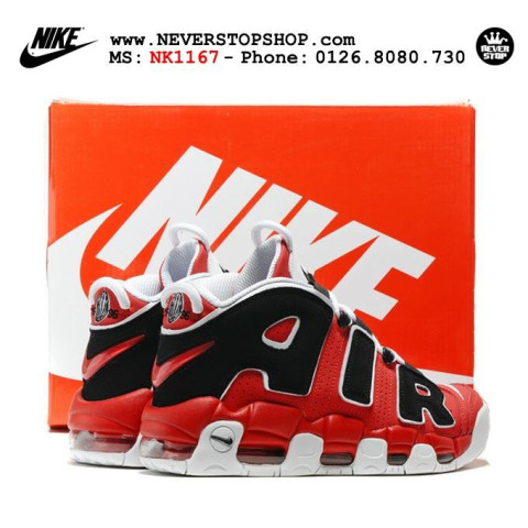 Nike Air More Uptempo Red Black