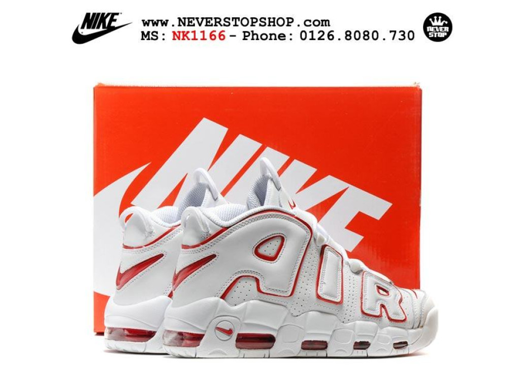 Giày Nike Air More Uptempo White nam nữ hàng chuẩn sfake replica 1:1 real chính hãng giá rẻ tốt nhất tại NeverStopShop.com HCM